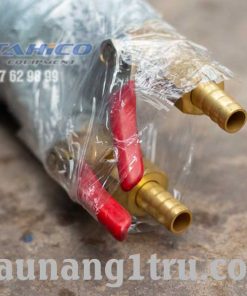 Cặp van cấp và xả trên bình chứa nhớt ben xe máy